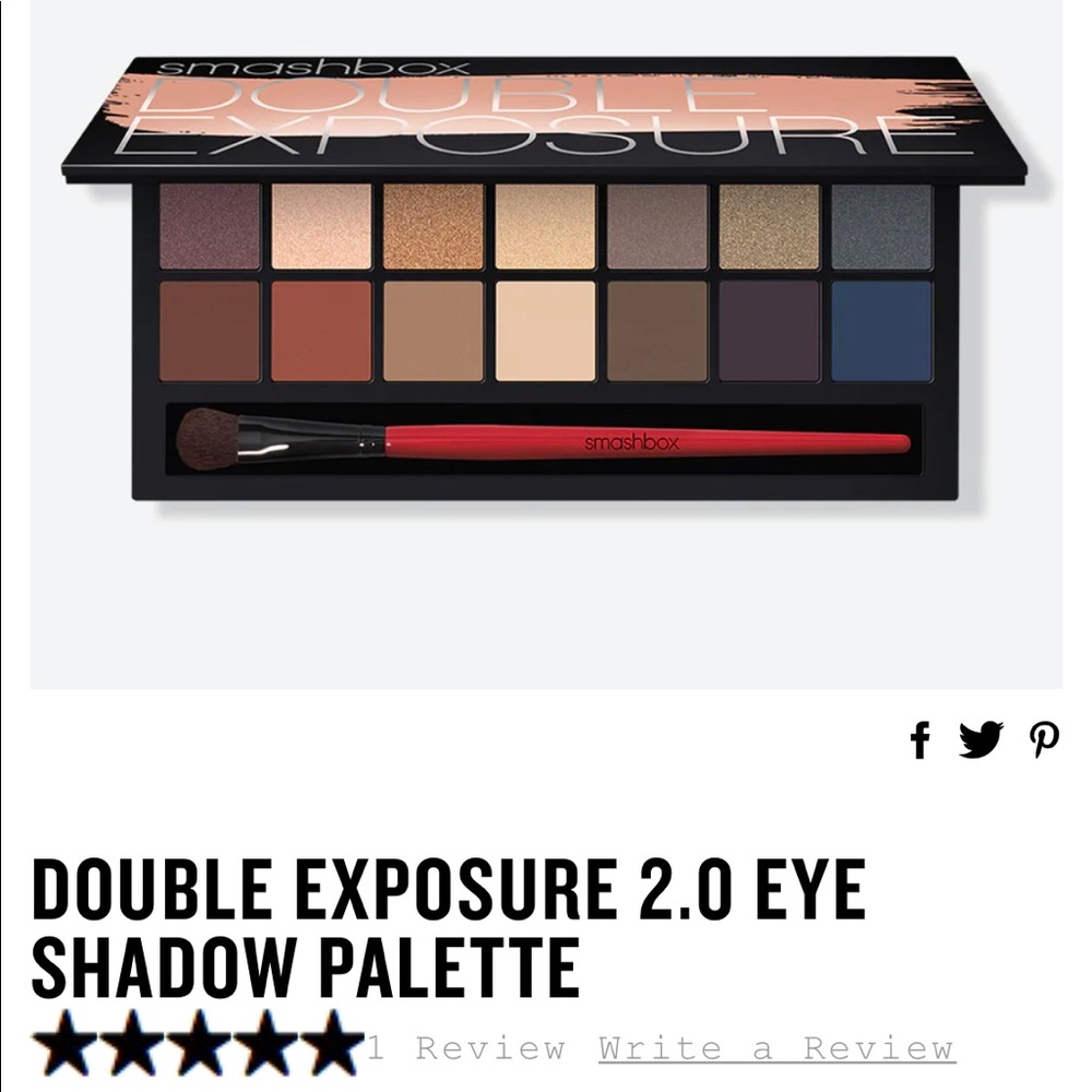 Smashbox Double Exposure Palette NWOT